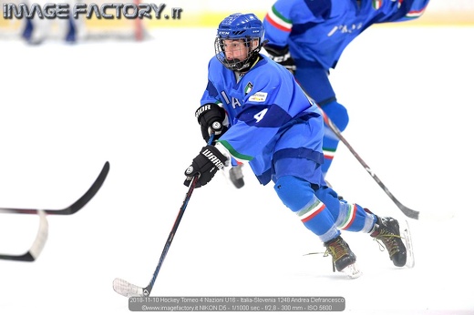 2018-11-10 Hockey Torneo 4 Nazioni U16 - Italia-Slovenia 1248 Andrea Defrancesco